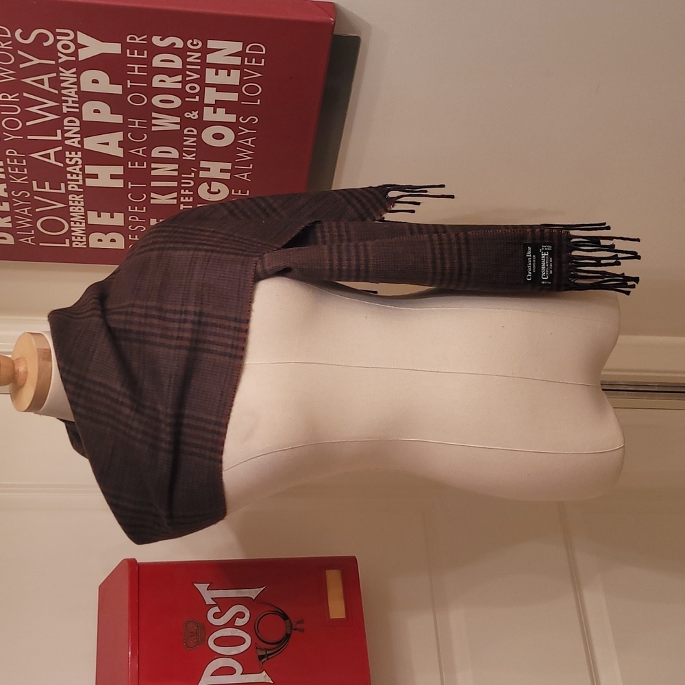 Christian Dior Cashmere Scarf - Picture 1 of 6